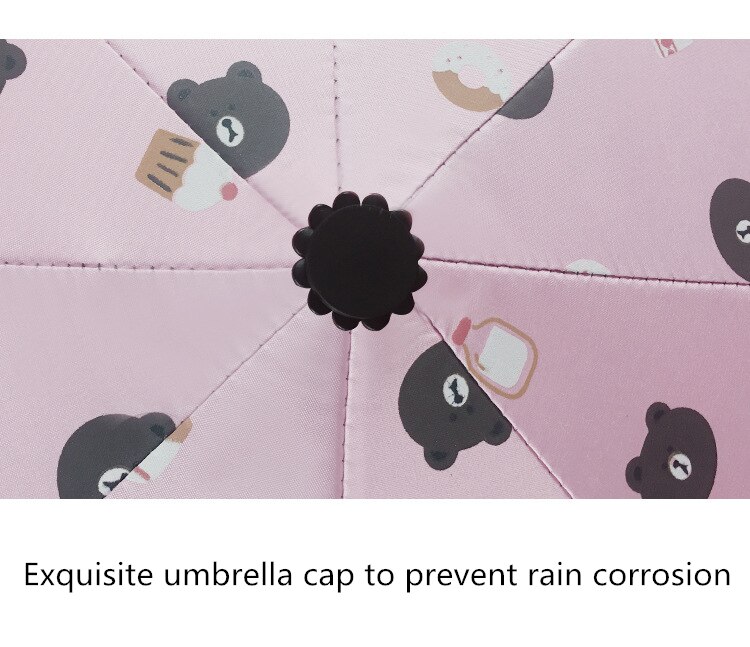 1 stuk Auto Spare Paraplu Bloem Vogel Patroon Automatische Drie-fold Opvouwbare Zon Bescherming UV Winddicht Paraplu