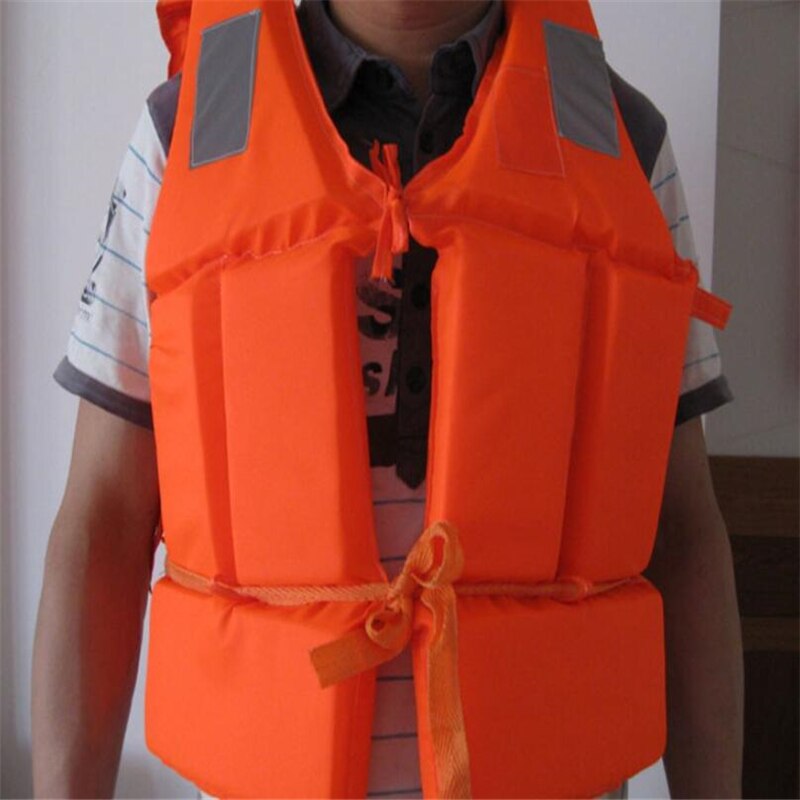Zwemvest met sos-fluitje, lichtgewicht nylon schuim voor volwassenen, verstelbare maat, duurzaam zwemvest, watersportbenodigdheden