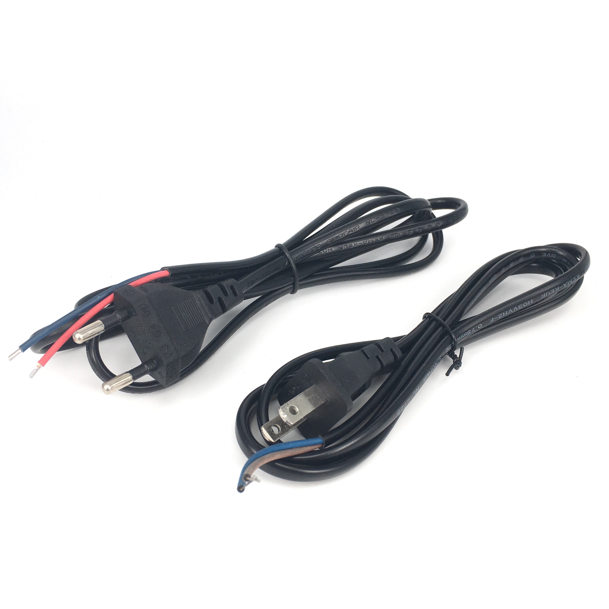 EU European AC Power Extension Cable US Japan Plug Power Supply Cord 1.5m 18AWG For Electrical Sockets Outdoor Lamp Bulb Light