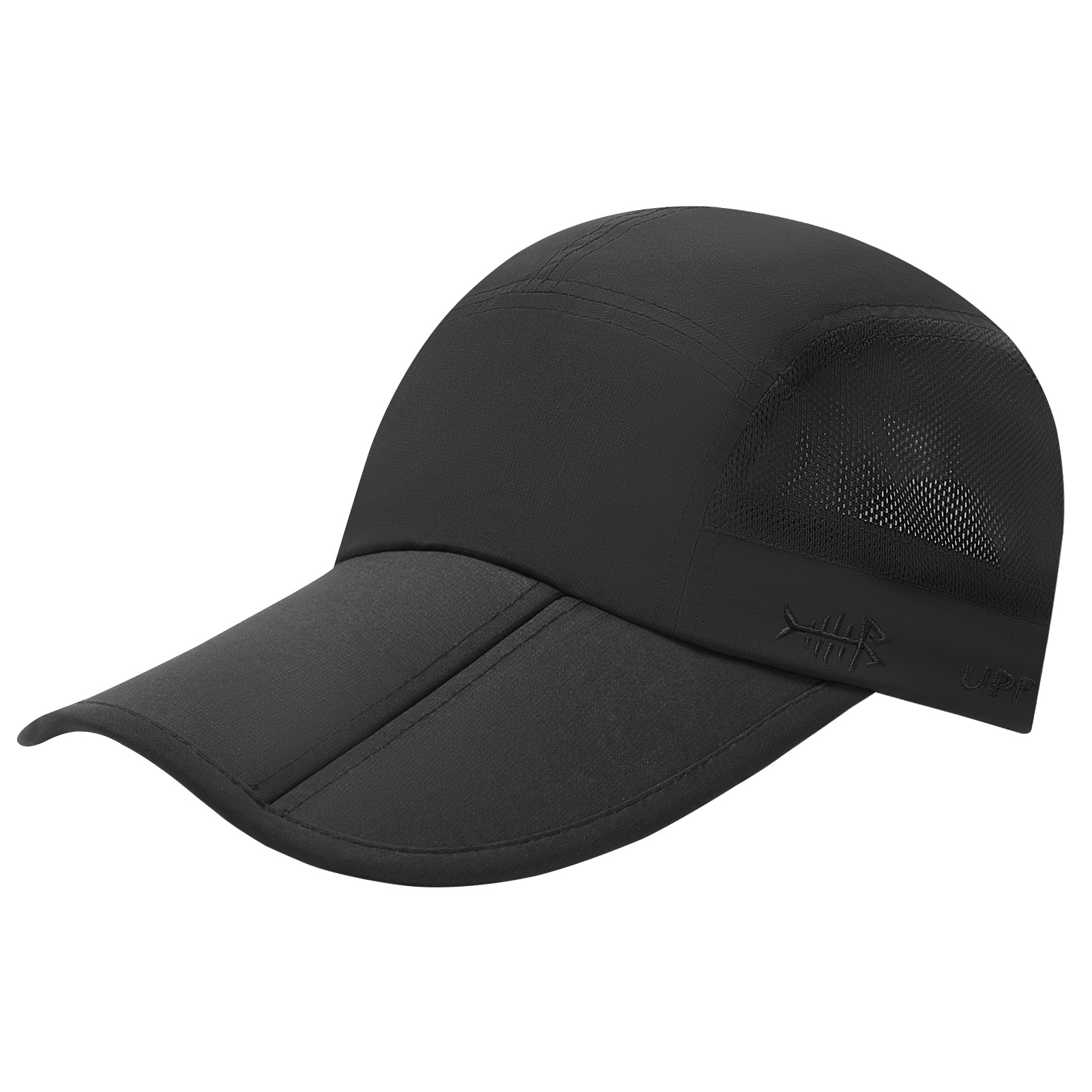 BASSDASH Gorra de béisbol de pesca plegable UPF 50+ resistente al agua al aire libre sombreros de ala portátiles para mujeres hombres senderismo ajustable: Lavanda