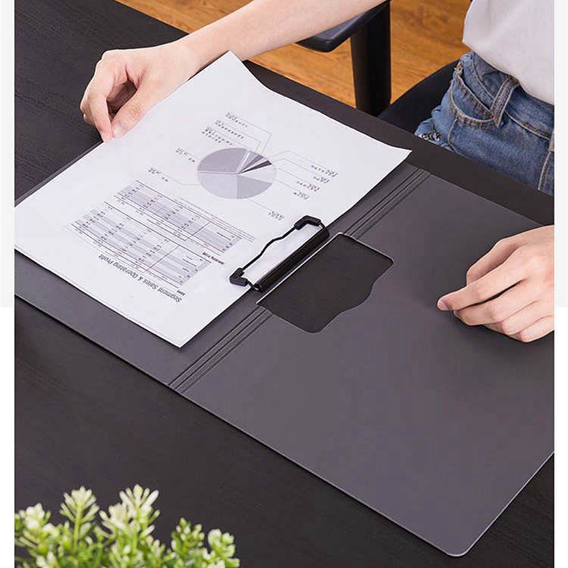 Deli 5011 5016 A4 File folder Writing pads clipboard PP foam board 325x245x11mm A4 file forlder board