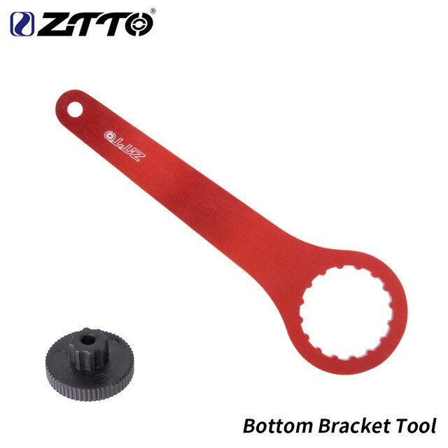 Ztto cykel dub bb bundbeslag skruenøgle 44mm 46mm 16 24 hak installer reparation til  bb51 bb52 cykelværktøjsnøgle 1pc: Bb91 skruenøgler rød