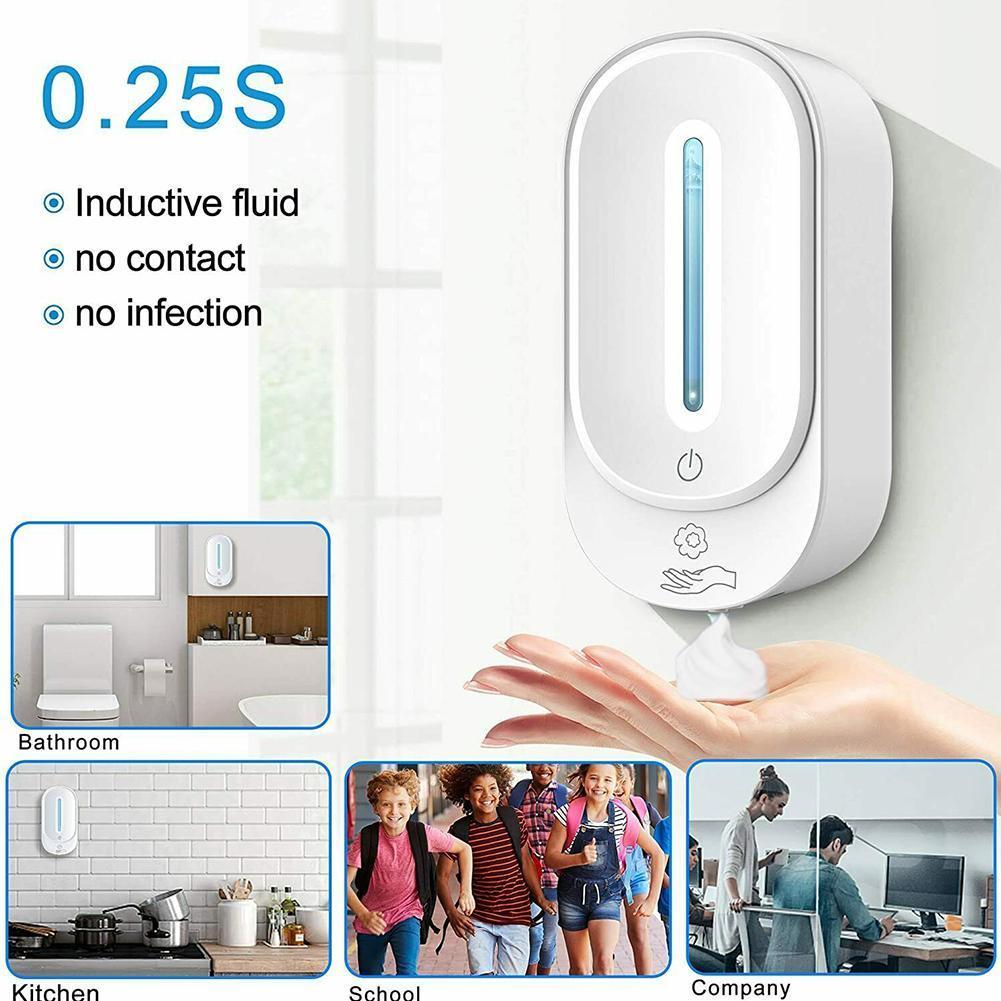 Smart Non-Contact Automatic Hand Sanitizer Dispenser Soap Dispenser Wall-Mounted Tool Dispenser For 350ml Clean Soap Gel/Li S5P2