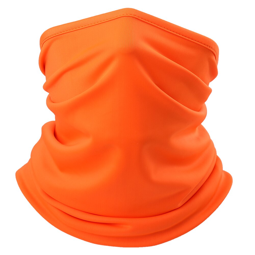Bufandas de motocicleta para hombre y mujer, Bandana deportiva para ciclismo, al aire libre, para montar en la cabeza, tubo mágico para el cuello: Orange