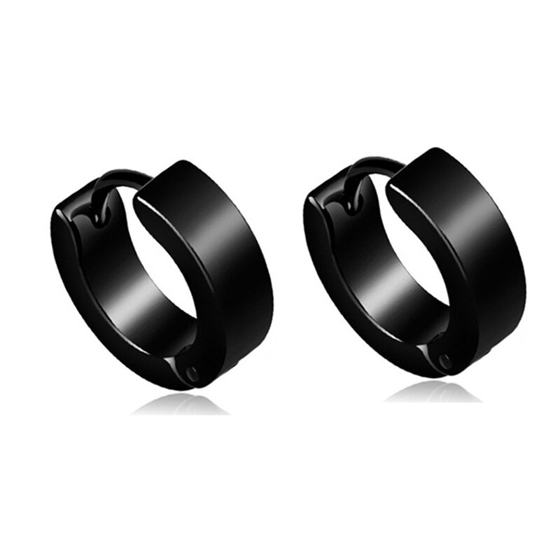 Pendientes de acero inoxidable con forma de cruz para hombre y mujer, aretes, estilo gótico, Punk, 1 par: Style 7