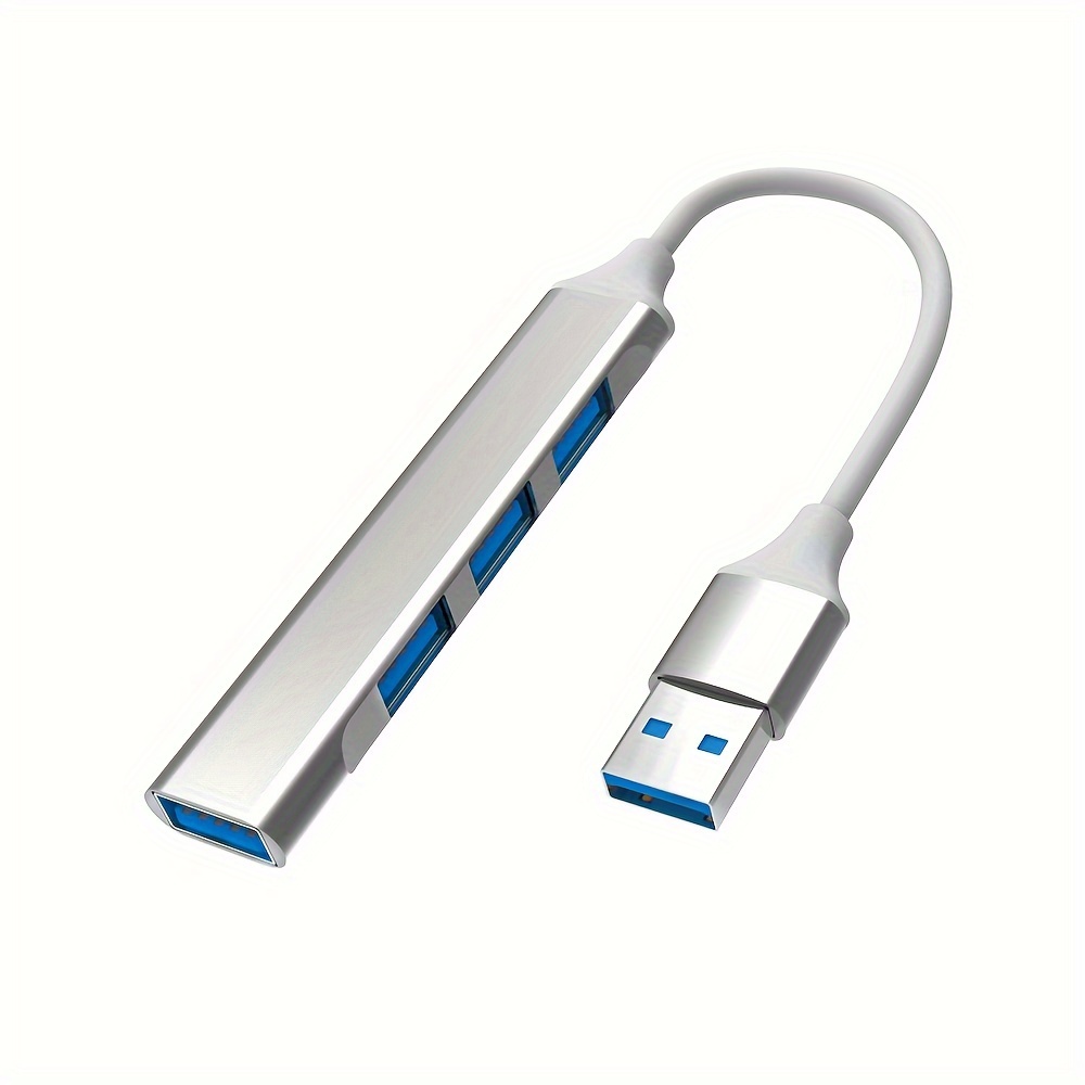 4-portowy rozdzielacz wieloportowy typu C HUB 3.0 USB 3.1 Adapter OTG do Xiaomi Lenovo Macbook 13 15 Air Pro PC Akcesoria komputerowe: WHITE