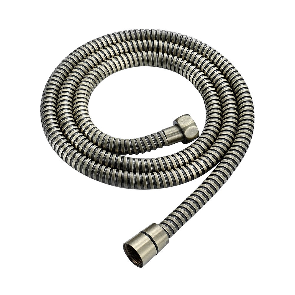 1.5m Bathroom Shower Hose, Multi-color Stainless Steel Hose, Copper Double Buckle Shower Hose Shower Accessories Shower Hose: E