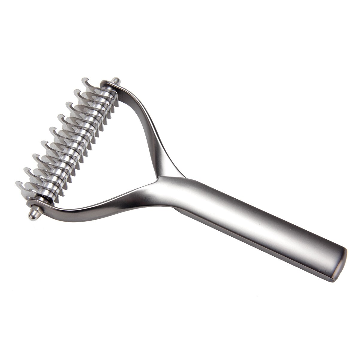 Usuwanie włosów uszu dla psa placki otwarty węzeł grzebień dwustronny grzebień robić usuwania włosów robić pływaka grzebień materiał ze stopu cynku produkty dla zwierzaka domowego: czarny  L