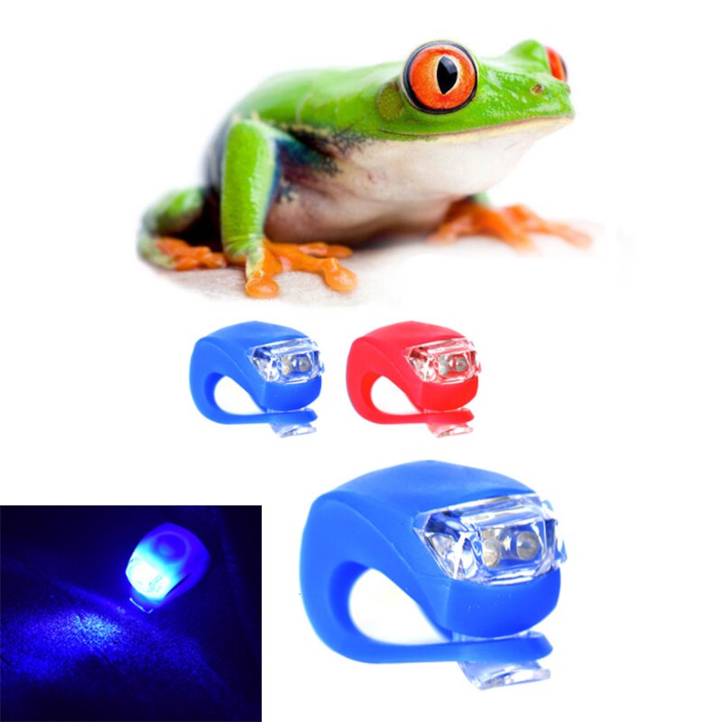 Fiets Light Fiets Achterlicht Waterdichte Siliconen Led Head Voor Achter Wiel Verlichting Fiets Koplamp Fietsen Fietsaccessoires