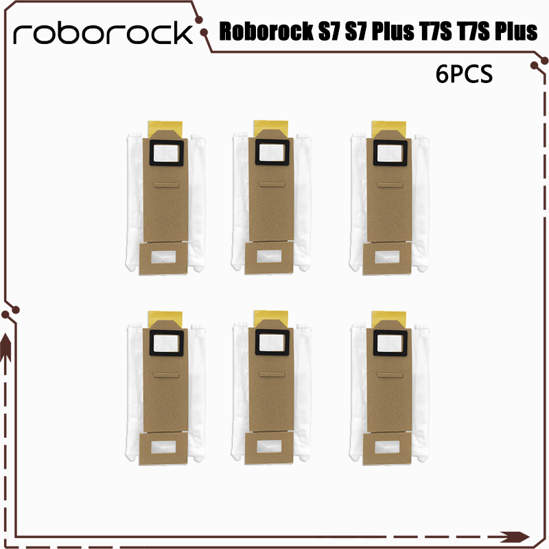 Accessoires pour aspirateur robot Roborock S7 S7 Plus T7S T7S Plus, brosse principale, filtre Hepa, vadrouilles, sac à poussière, pièces de rechange: Orange