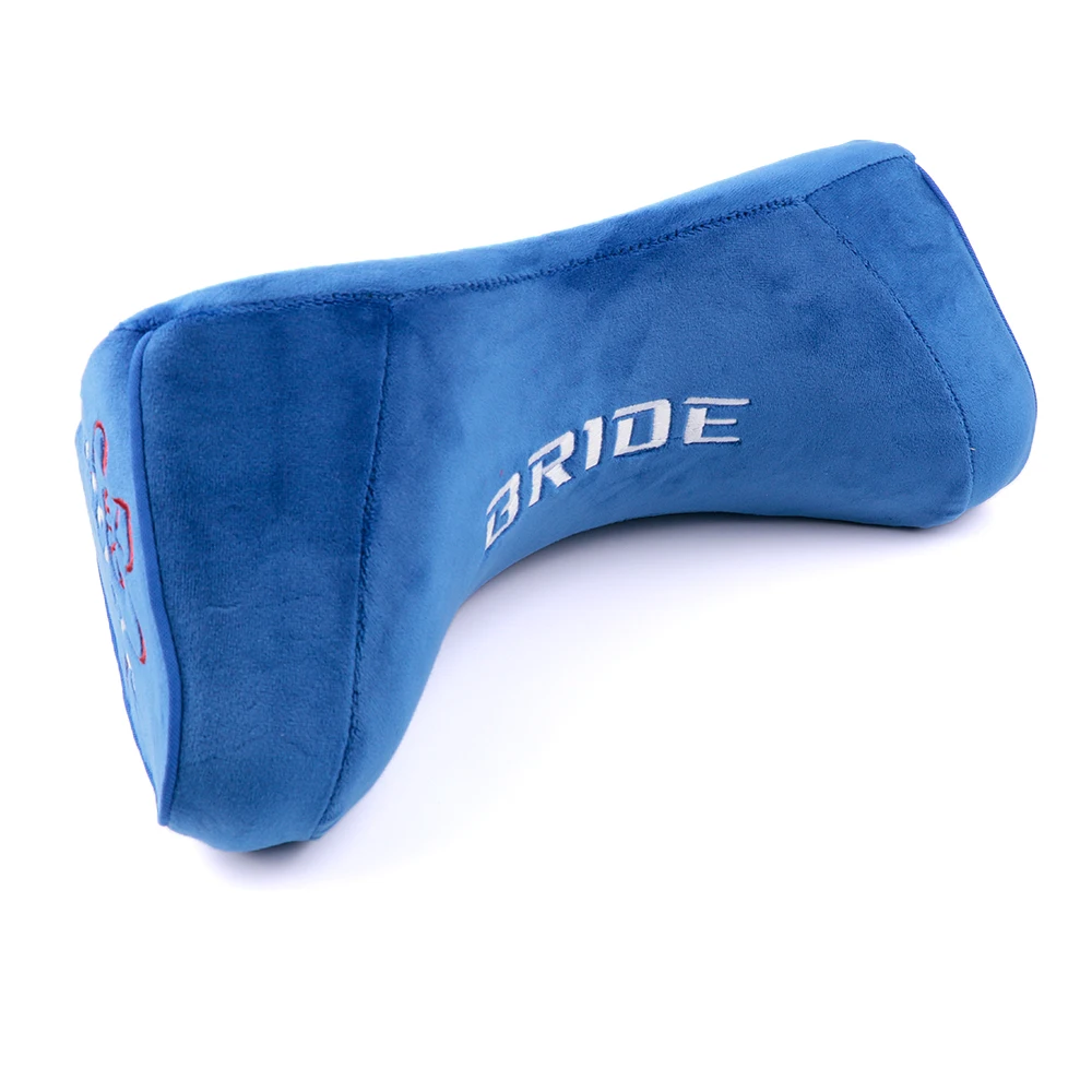 1cs recaro bride kopfkissen aus weichem memory-schaumstoff, sitzstütze, dekokissen für kopfstütze und rückenlehne, nackenstütze: Braun
