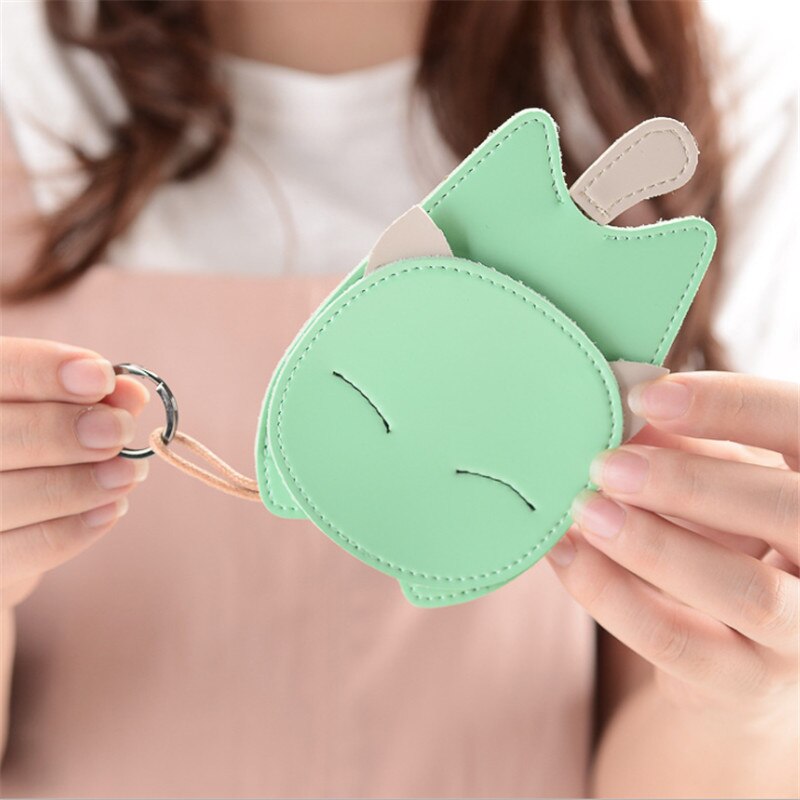 3 kolor kot kreskówkowy etui na klucze kobiety brelok organizator torba kobieta klucz samochodowy dziewczyna gospodyni dobrej jakości brelok przypadku