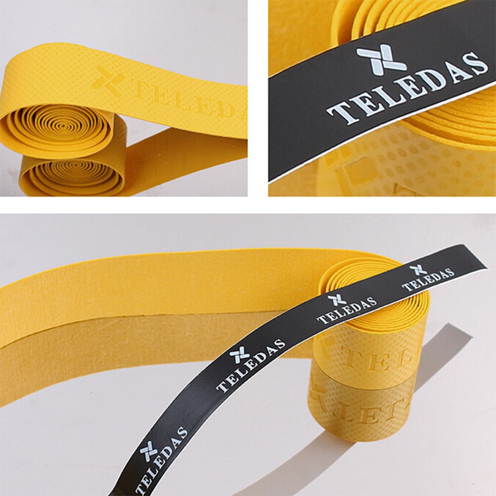 Tennisracket greb anti slip sved absorberet wraps tape badminton squash racket greb håndtag dække bandage rem fiskestang