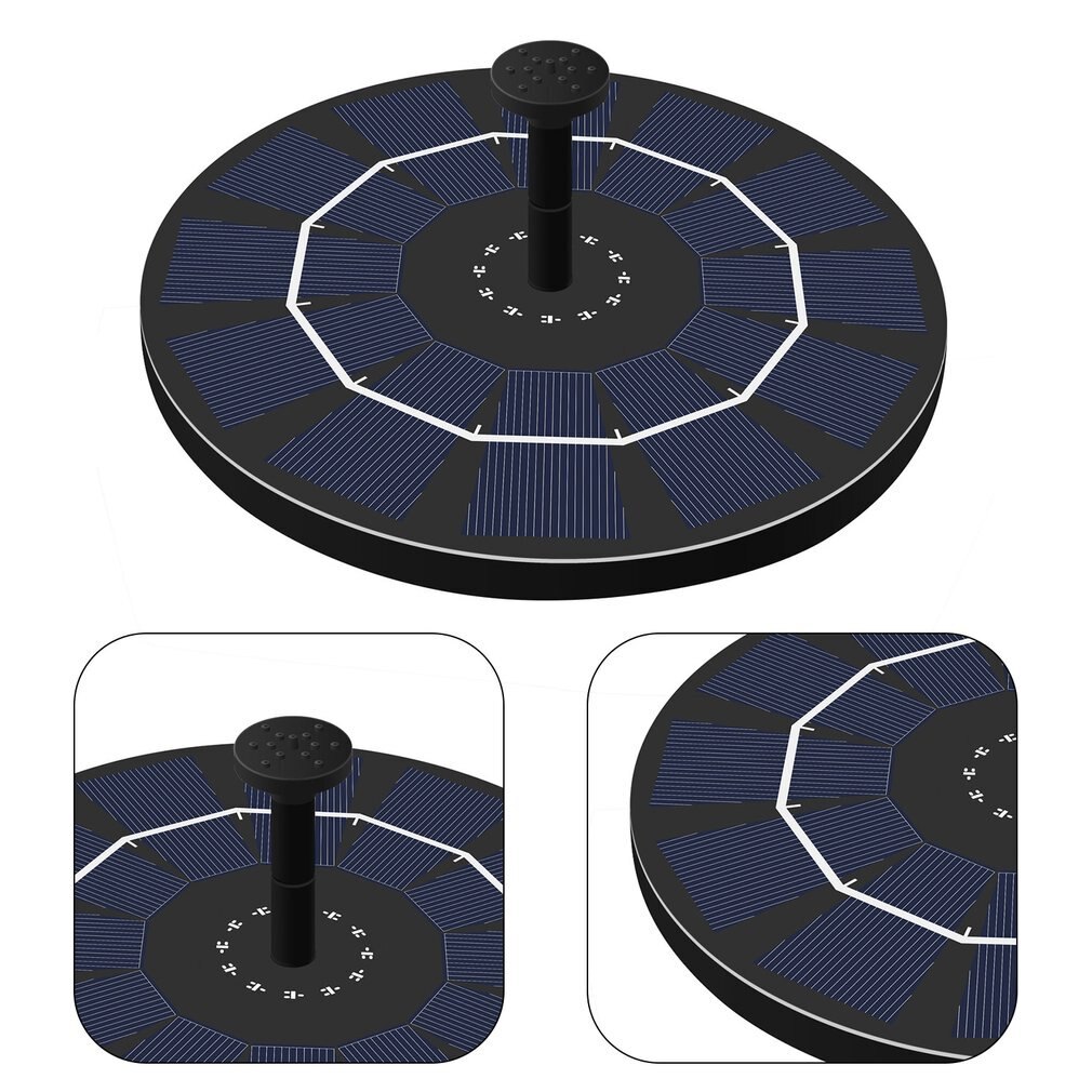 Solar Fountain Solar Powered Fountain Garden Bird Bath Small Pond Floating Solar Fountain Pump Garden Decoration