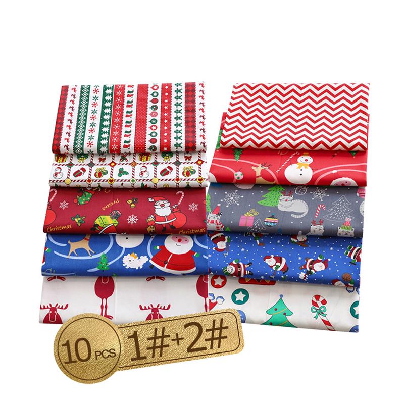 25cm x 25cm 100% bawełna świąteczna kołdra patchworkowa tkanina drukowana szycie tkaniny pikowane na splot krzyżowy dmc materiał ręcznie robiony: 06