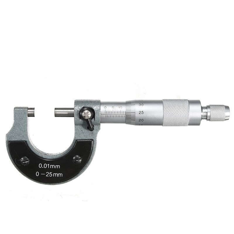 Accurate Measuring Tool 0-25mm 0.01mm Outside External Metric Gauge Micrometer Machinist Measuring with Box