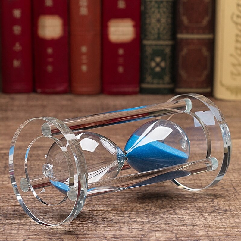 30 Minutes Hourglass Sand Timer For Kitchen School Modern Crystal Hour Glass Sandglass Sand Clock Tea Timers Home Decoration