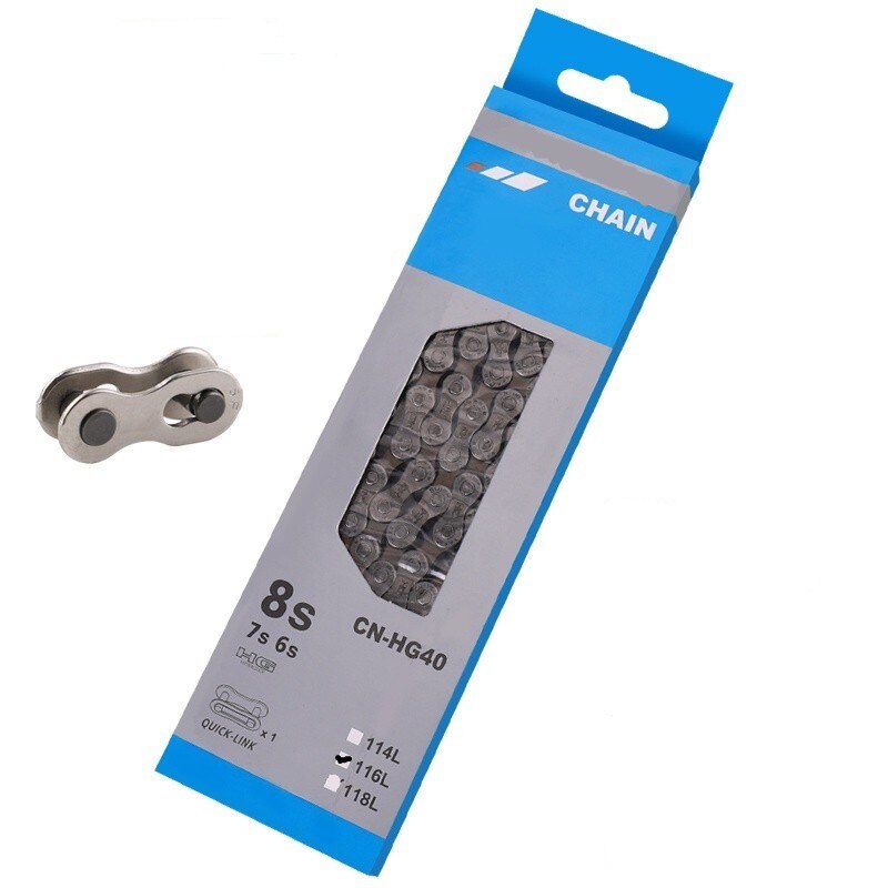 9/10/11 Speed Bike Chain HG53 HG54 HG95 HG701 HG901 Mtb Road Fiets Chain 116 Links Racing Fietsen Veranderen ketting Met Quick-Link: 6 7 8 Speed HG40