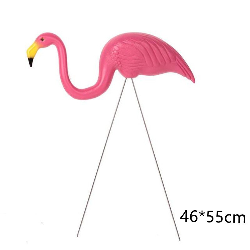 Flamingo Gazon Decoratie Plastic Kunstmatige Versieren Beeldjes Flamingo Ornament Yard Tuin Balkon Arts Decoraties: C