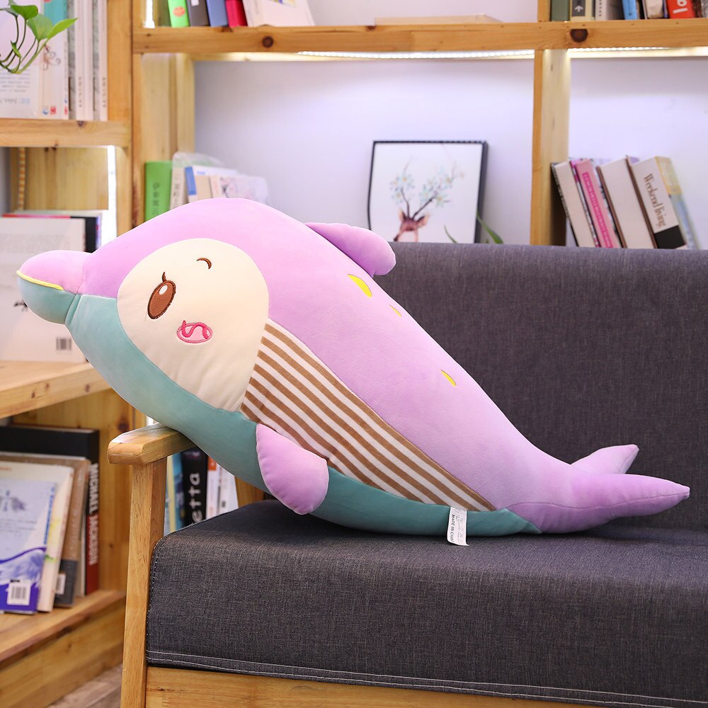 Witte Dolfijn knuffel 40 cm - levensechte pluche dieren - Hansa Creation Benelux