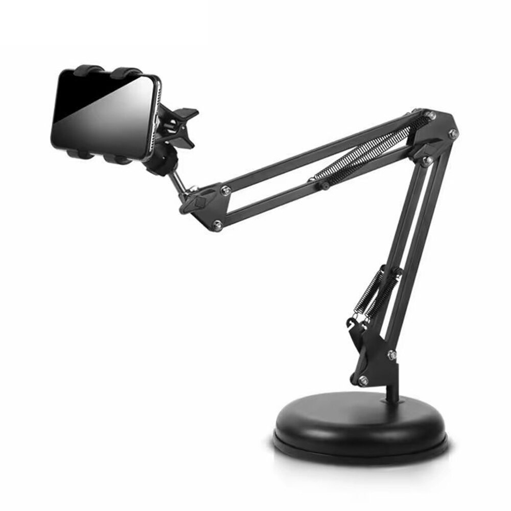 Webcam Beugel Universele Flexibele Mobiele Telefoon Houder Live-uitzending Vullen Licht Stand 22-Inch Scissor Arm Stand Met Schorsing