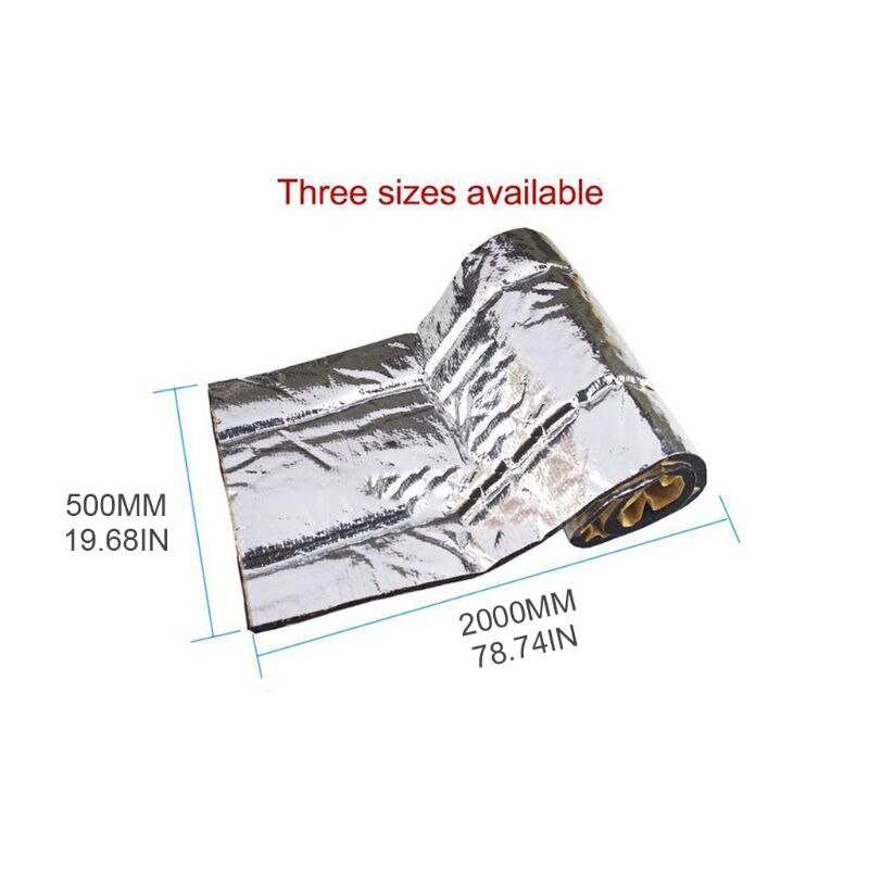 Deadener som do carro esteira ruído bonnet isolamento amortecimento para capô adesivo motor