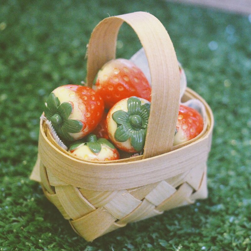 Mini 1/12 Cute Dollhouse Hand-woven Vegetable Food Basket Dolls Miniature Decoration