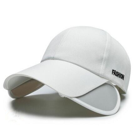 Siloqin Mannen Vissen Cap Zomer Ademend Baseball Cap Bone Sport Caps Vrouwen Persoonlijkheid Strand Hoed unisex: white