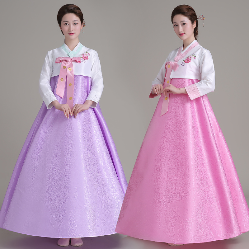 coreano Hanbok Vintage coreano vestido tradicional señoras mujeres Hanbok vestido coreano