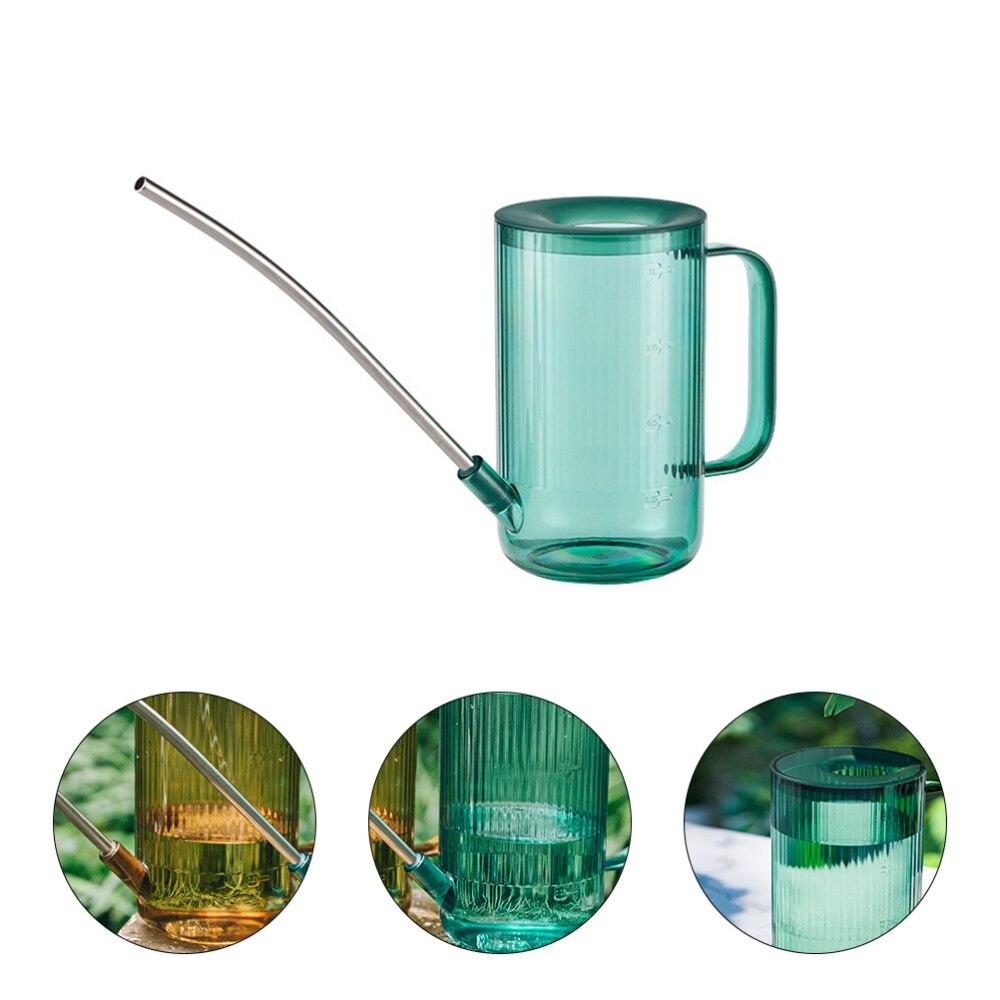 1Pc Duurzaam Roestvrij Staal Plastic Gieter Fles Gieter Hulpmiddel Voor Plant Tuin Vetplanten