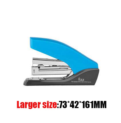 Grapadora Fizz, nueva y sin esfuerzo, grapadora de plástico duro para estudiantes, grapadora estándar fuerte y Color duradero para escuela, oficina, hogar: Type 1 Light Blue