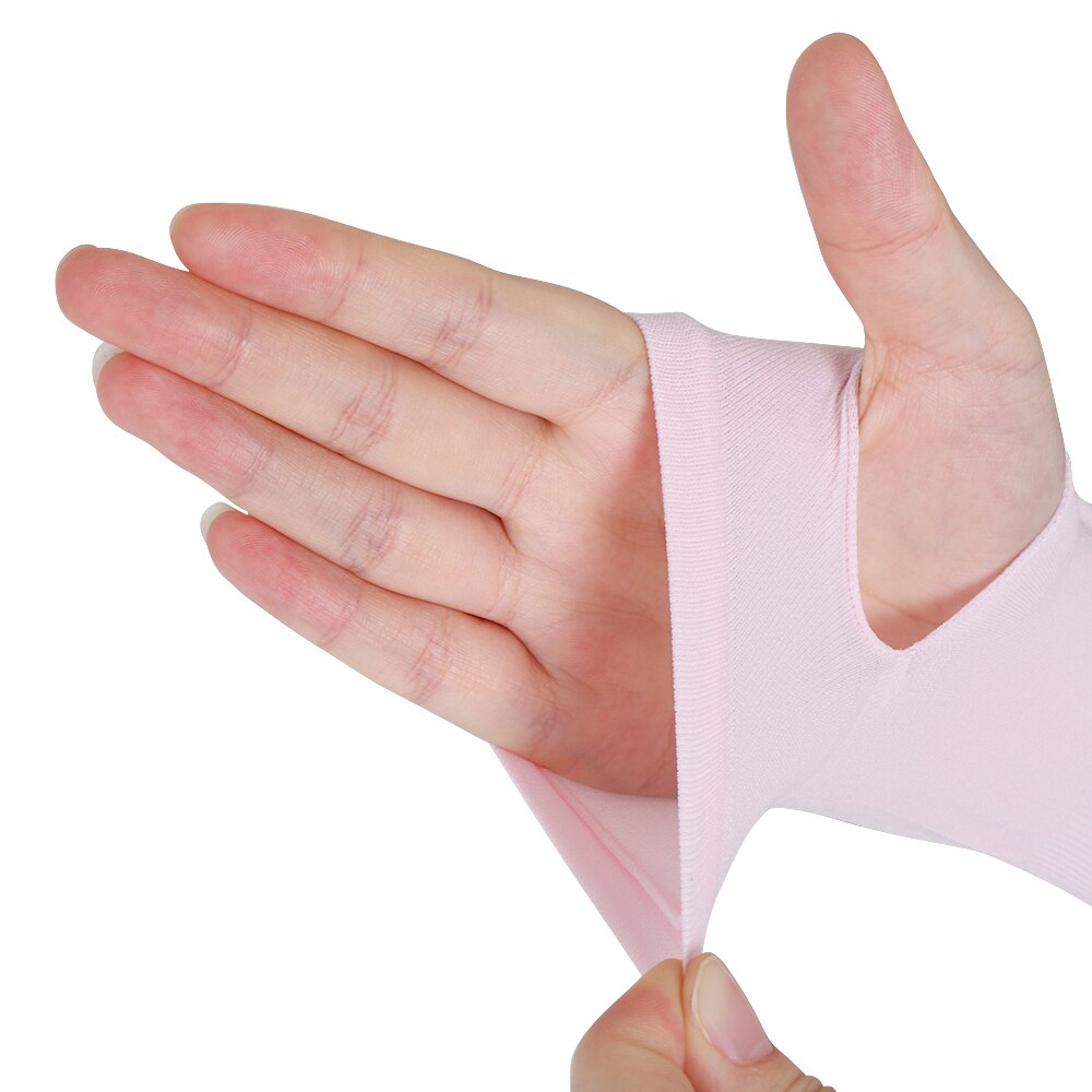 2 uds mangas de brazo calentadores de seguridad deportiva para correr sol UV protección de mano cubierta de manga calentador de enfriamiento para ciclismo, pesca de Golf