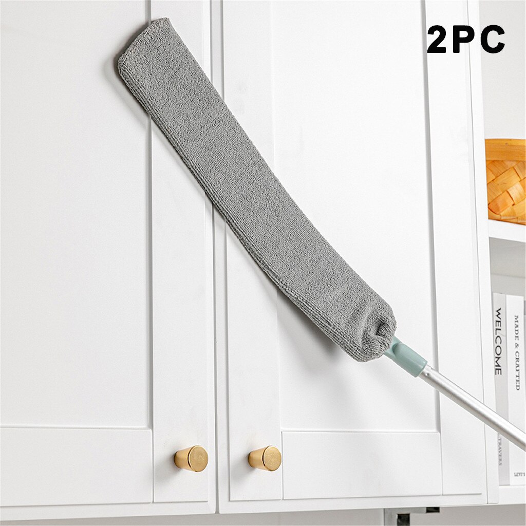 Removable And Washable Telescopic Dust Collector Microfiber Cleaning Brush Cleaning Supplies Broom Sweeper Dust Broom Tool