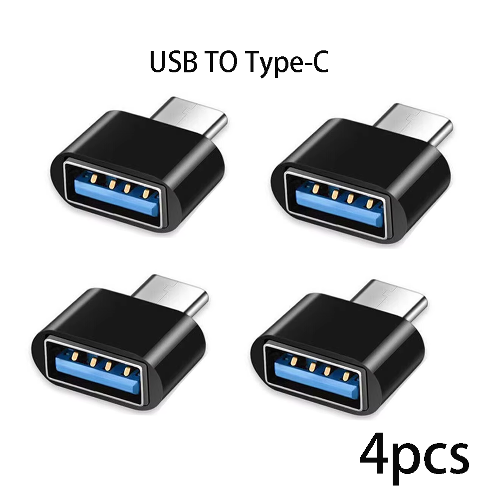 Mini Typ C zu USB Adapter 3,0 USB-C Stecker otg eine Buchse Daten anschluss für MacBook Pro iPad Mini 6/Pro MacBook Air Typ C Gerät: Matte Schwarz