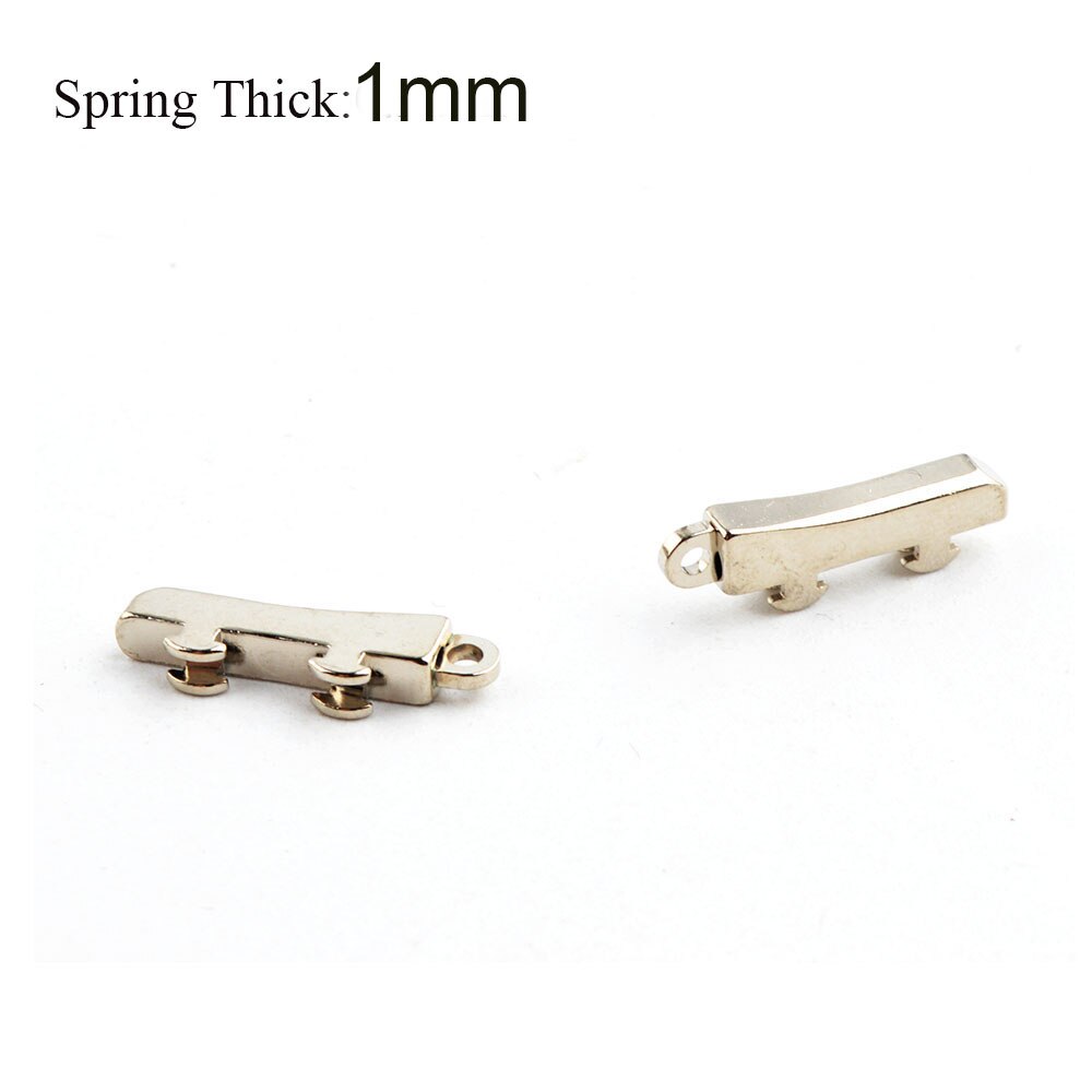 10pcs Eyewear spring hinge with case glasses easily installed flex hinge broken spring replacement part: Default Title