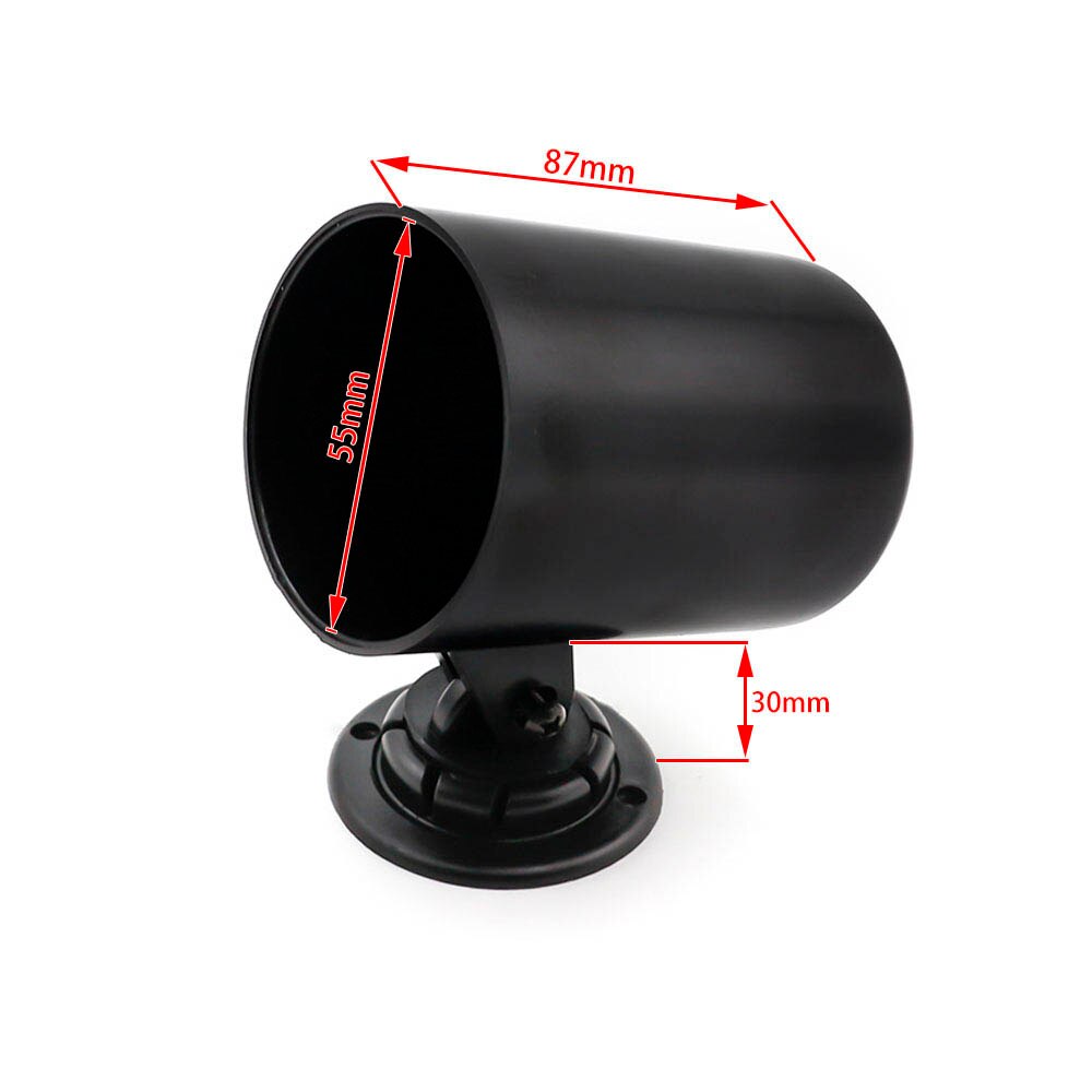 CNSPEED Gauge Cup 52mm Universal Gauge Pod Car Mount Holder Plastic Heavy Duty Single gauge Pods Dash Pod Mount Holder Plastic