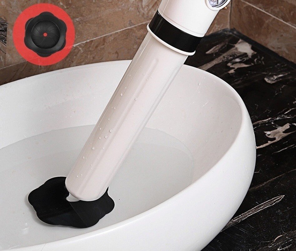 Hoge Druk Ontstopper Lucht - Flexibel - PP Cup - Toilet & Keuken Verstopping Verwijderaar