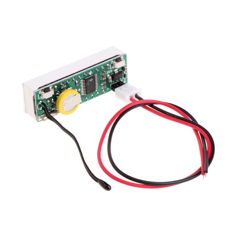 Reloj electrónico Digital LED para coche, medidor de temperatura, voltaje 3 en 1, 12V, 5-20V, W91F, útil,
