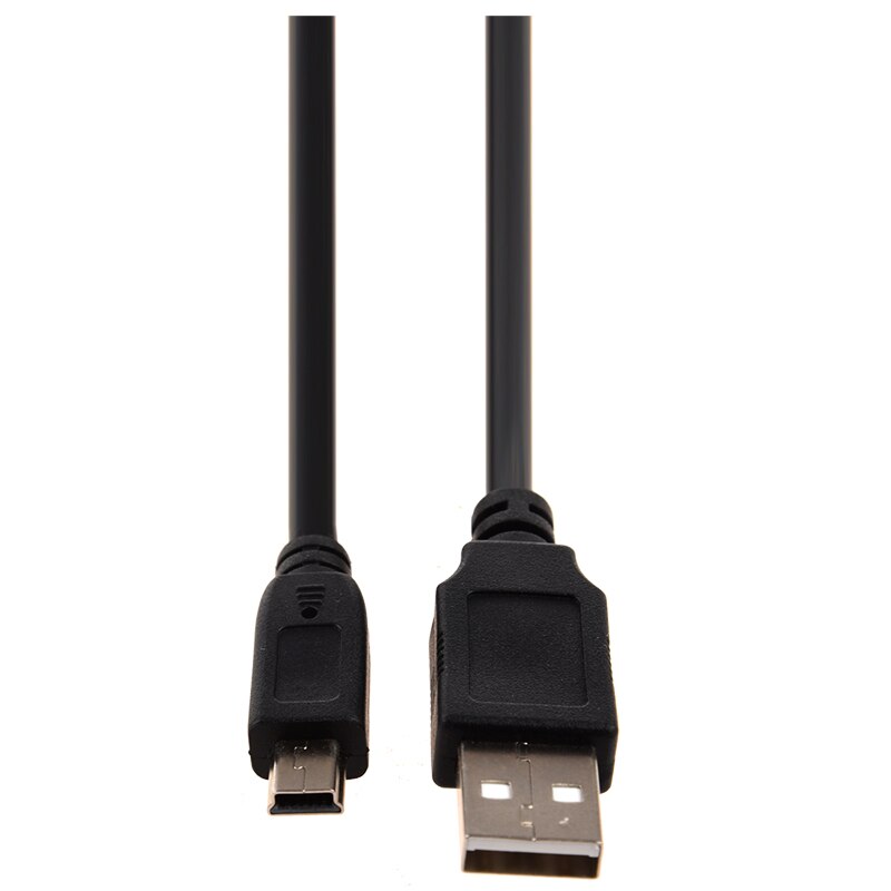 Usb Type A Male Mini B Male Cable 5 Pin Black Grandado 3370