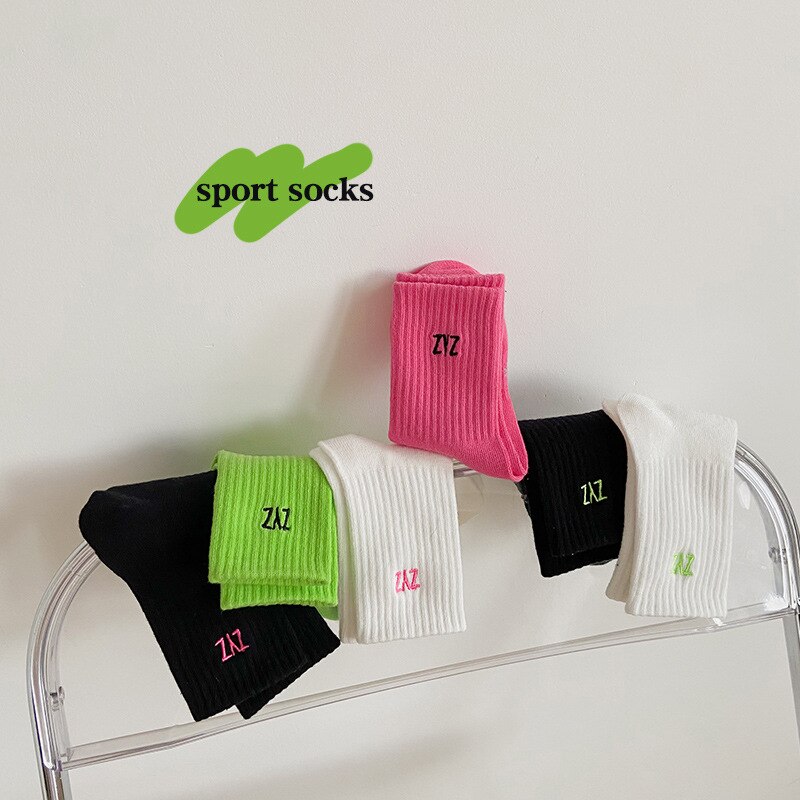 1-8Year 3 Pairs 2022 En Najaar Plaid Tube Sokken Katoen Schattige Meisjes Bloem Sokken