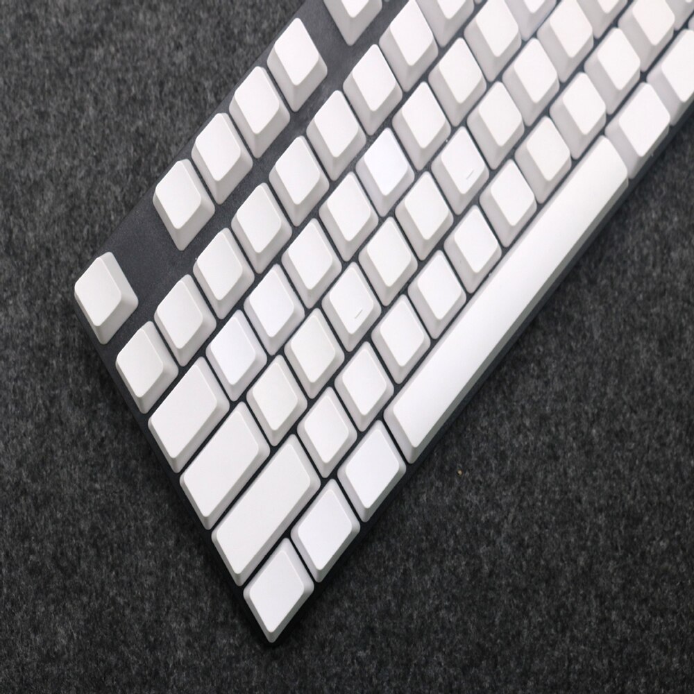 Keycap Set - PBT Plastic - Blank Personality Keycaps - Multicolor Options