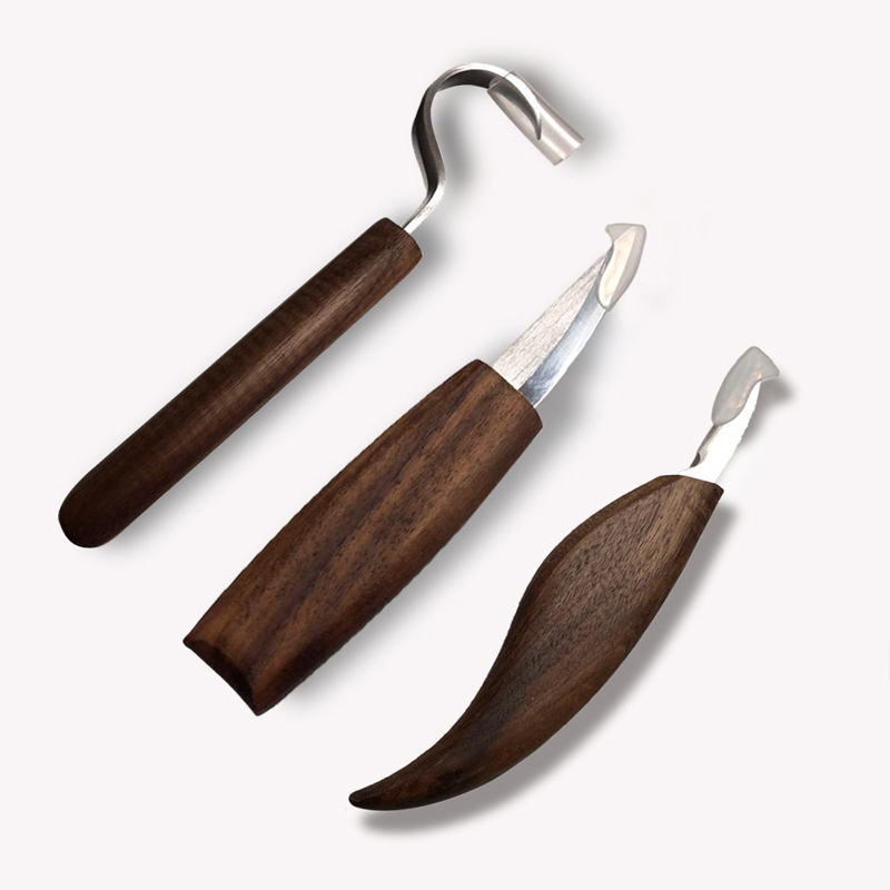 2/3/5/10pcs Chisel Woodworking Knives Hand Tool Set Wood Carving Knife DIY Peeling Wood Carving Carving Spoon Carving Knife