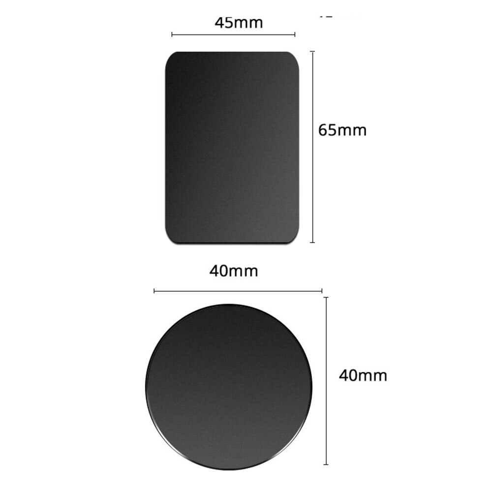 Suporte do telefone do carro universal magnético placa de metal 0.6mm ferro magnético folhas de disco de metal para ímã de ventilação de ar montagem suporte de carro