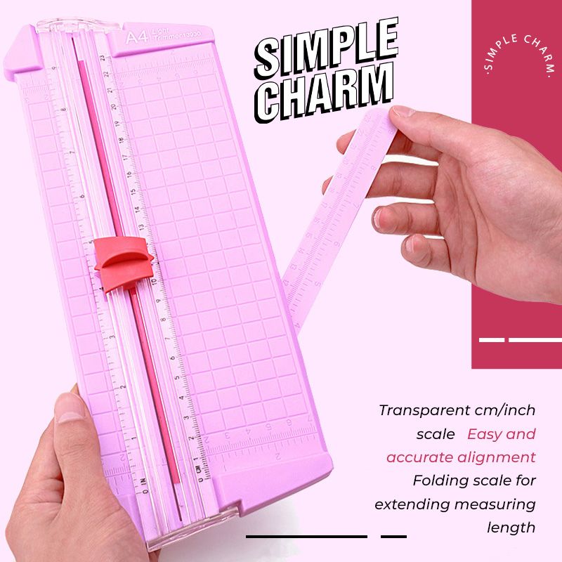 Portable Efficient A4 Paper Cutter Guillotine Cutting Machine Paper Cutter Paper Trimmer Spareparts Plastic Metal Blade Trimmer