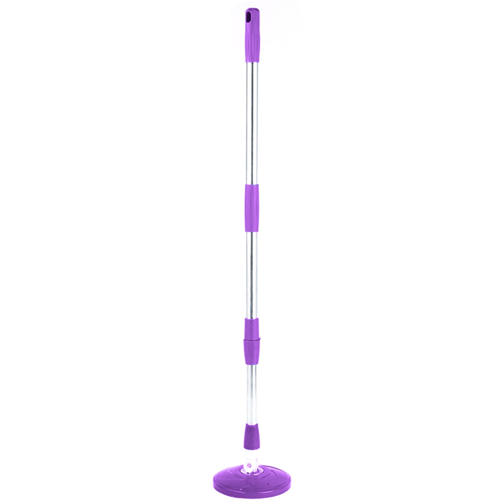 Spin Mop Pole Handvat Vervanging Voor Vloer 360 Graden Roterende Vloer Mop Pole Geen Voetpedaal Versie Handvat Schoonmaken Tool kit: Paars