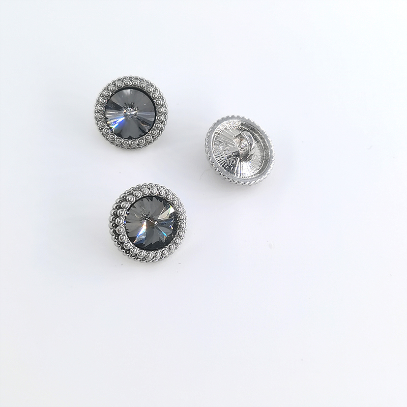 boutons à coudre couture materiel accessoires couture bouton bouton couture Boutons ronds en strass de , 12.5/15/18/21MM, boutons de en métal doré pour vêtements, accessoires de couture, bricolage: 6 # / Cuivre antique