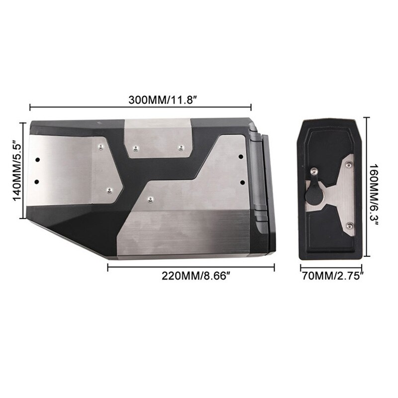 Big ! Tool Box For BMW r1250gs r1200gs lc & adv Adventure all years for BMW r 1200 gs Left Side Bracket Aluminum box