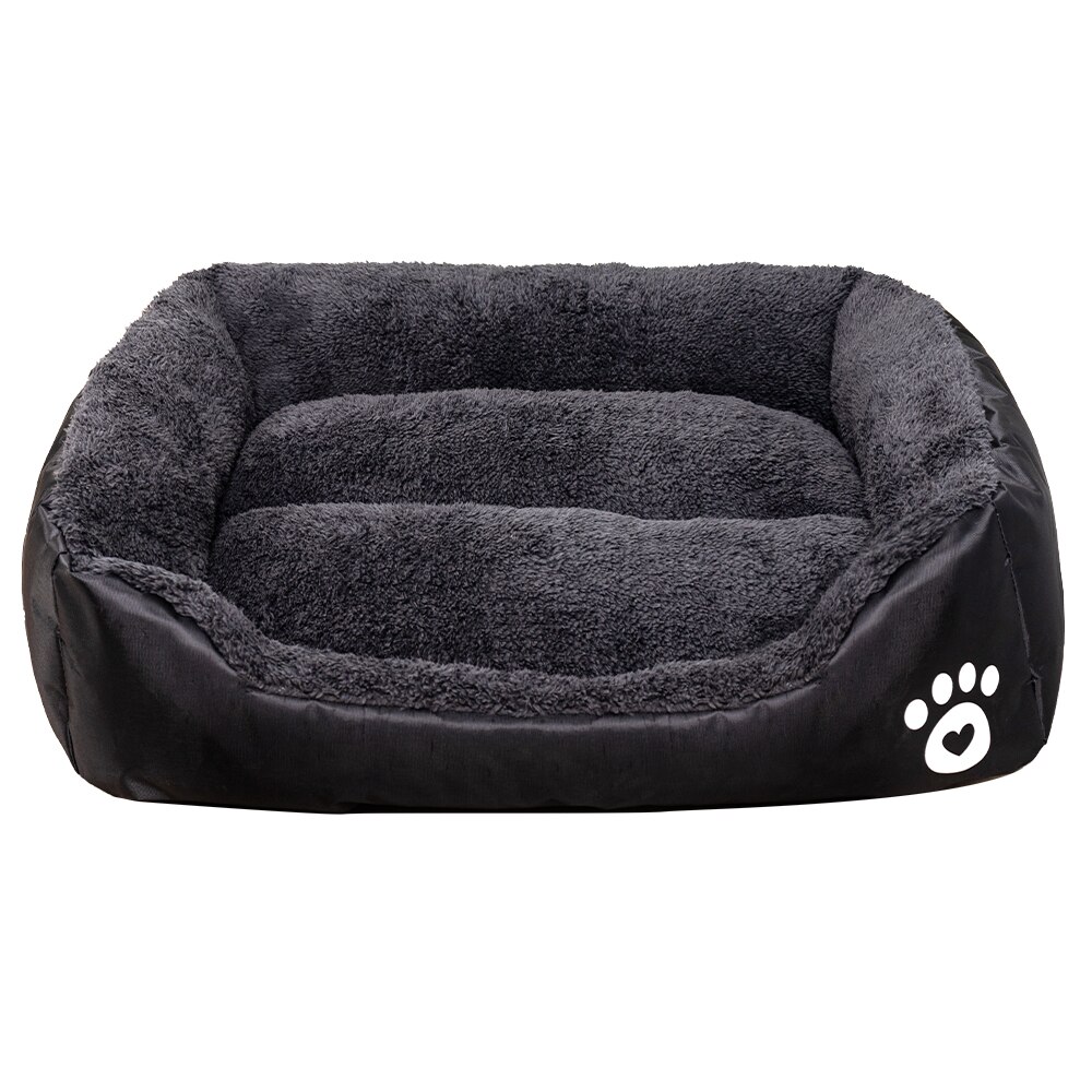 (s -2xl)  katte hundeseng varm hundehus blød fleece rede hundekurve måtte efterår vinter kæledyrsseng til små mellemstore kæledyr: E / Xxl 95 cmx 75 cmx 18cm