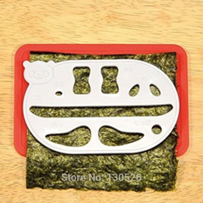 Lovely Panda Bear Shape Nori Punch DIY Sushi Maker Rice Ball Onigiri Mold Mould For Baby Kid Tool Kitchen Accessories