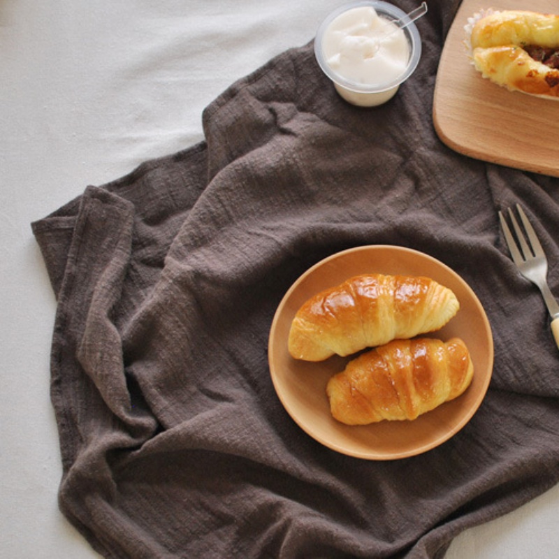 Cotton Linen Tablecloth Photographed Background Cloth Napkins Table Cover Kitchen Picnic Placemat Desktop Decor: Coffee